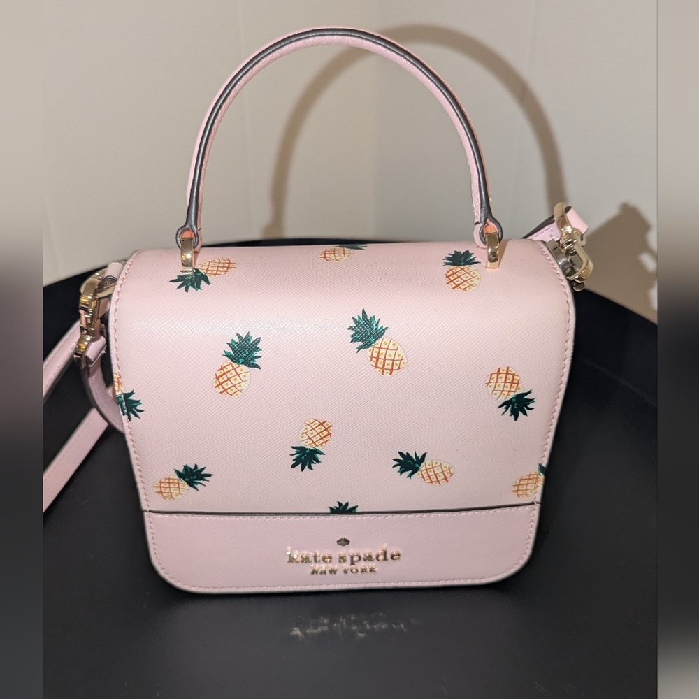 Kate Spade Light Pink Pineapple Crossbody Bag
